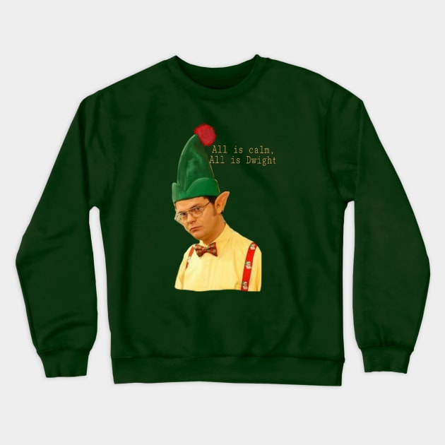 Christmas Dwight Crewneck Sweatshirt by mailshansen